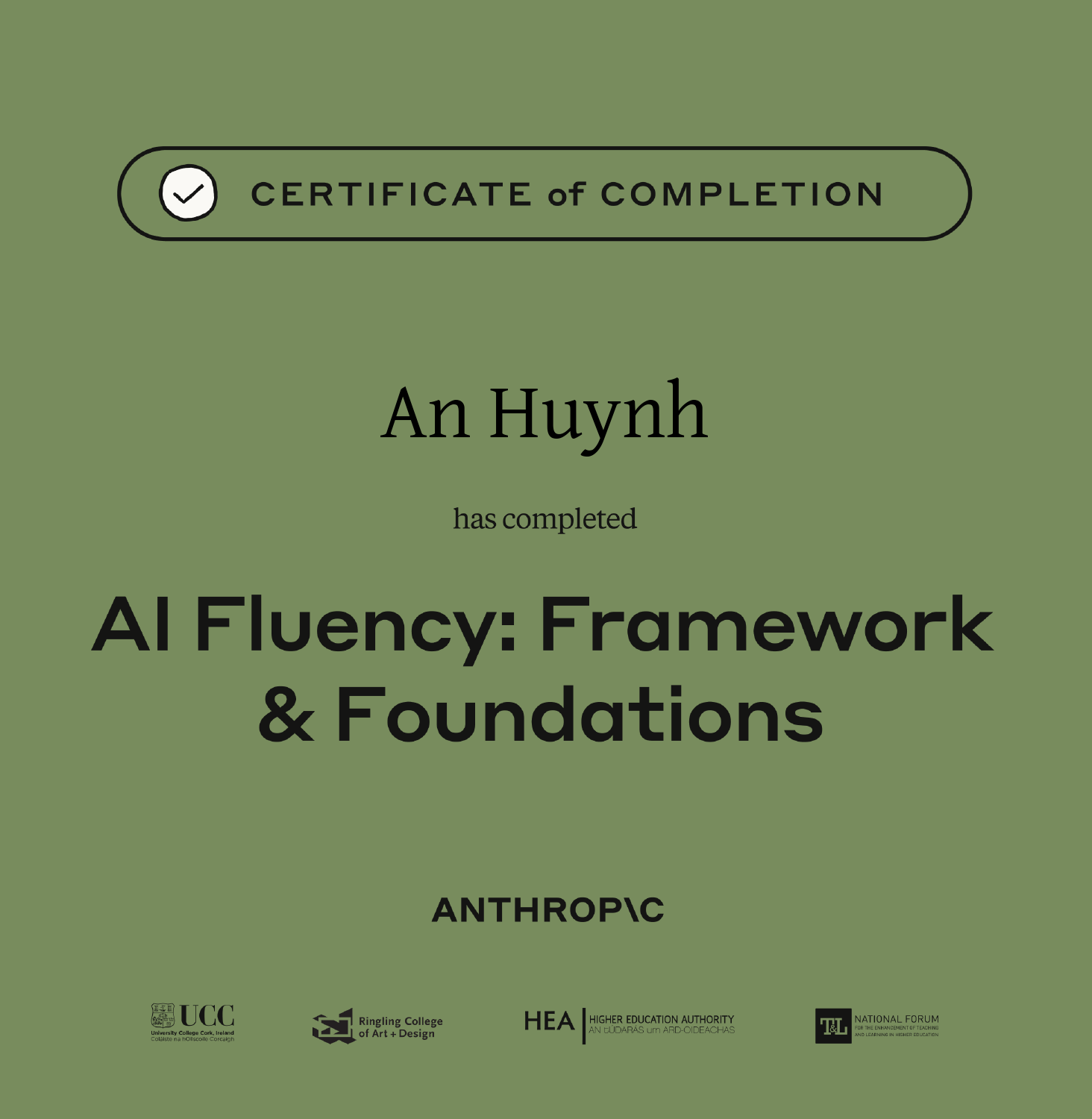 Anthropic AI Fluency: Framework & Foundations